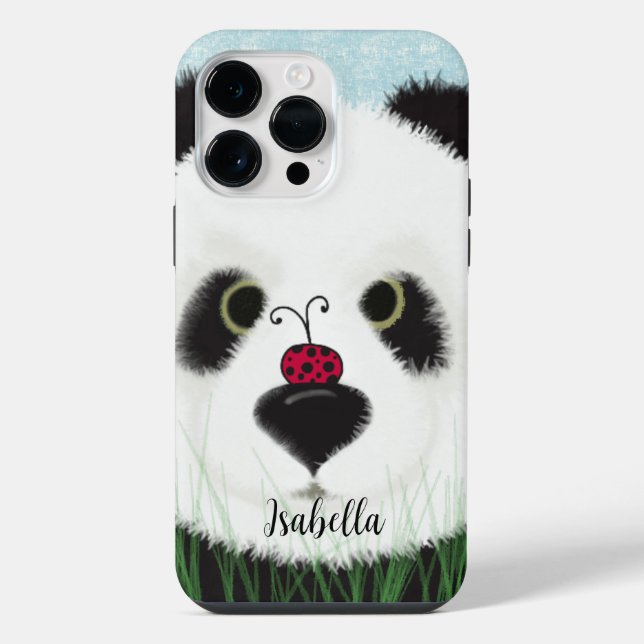 Coque iPhone Adorable Ours De Panda (Verso)