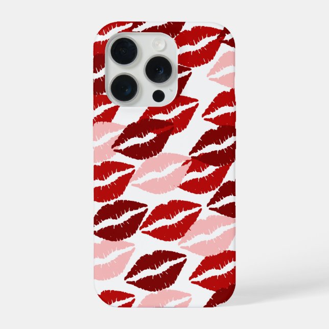 Coque iPhone Aesthetic Lips Pattern Phone Case (Verso)