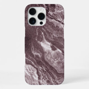 Coque iPhone 16 Pro Max Agate de mauve cristallisée Marbre rose Rose pou