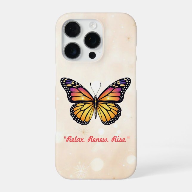 Coque iPhone "Ailes d'Or" (Verso)