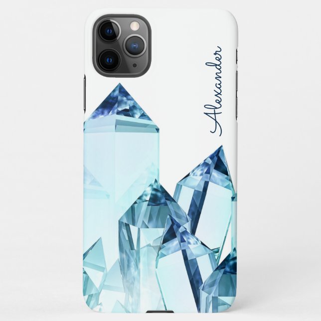Coque iPhone Ajouter un nom à la sorcière cristal personnalisée (Dos)
