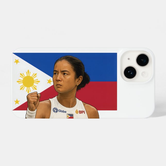 Coque iPhone Alexandra Eala - Champion de Guadalajara 2025 (Verso Horizontal)