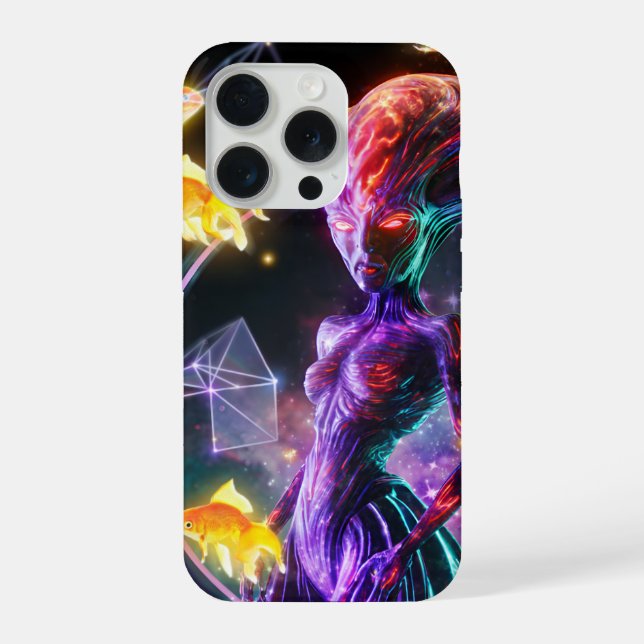 Coque iPhone Alien Girl, IPhone Case (Verso)