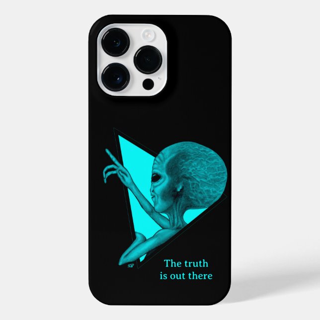 Coque iPhone Alien gris, la vérité est là (Verso)