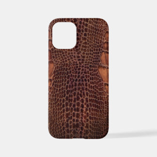 Coque iPhone 12 Mini Aligator Classic Reptile en cuir (Faux)