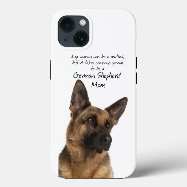 Coque iphone allemand Shepherd Mom (Verso)