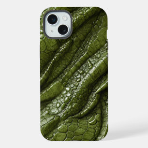 Alligator Crocodile Dragon Serpent Cuir Vert