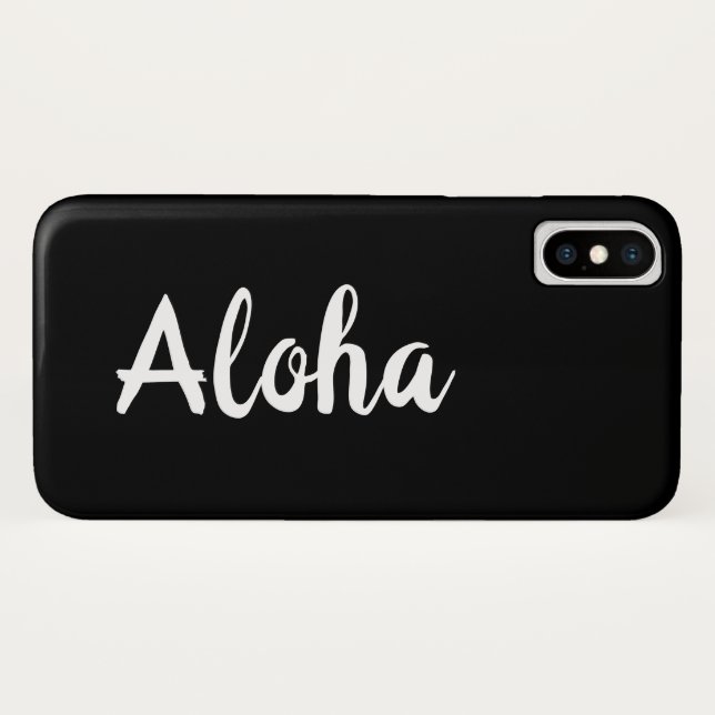 Coque iphone Aloha (Dos (Horizontal))