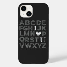 COQUE IPHONE alphabétique ABC