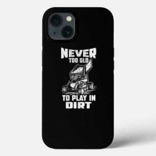 Etui iPhone 13 Amateur de course de Sprint Car n'est jamais trop