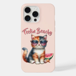 Ambiance de plage, chat, vibrations parfaites