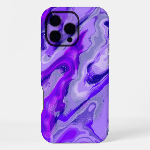 Coque iPhone 16 Pro Max Améthyste violet violet coloré Marbre Abstrait