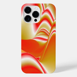 Coque Pour Pour iPhone 14 Pro Max Amour et Or Abstrait 3D Rainbowart