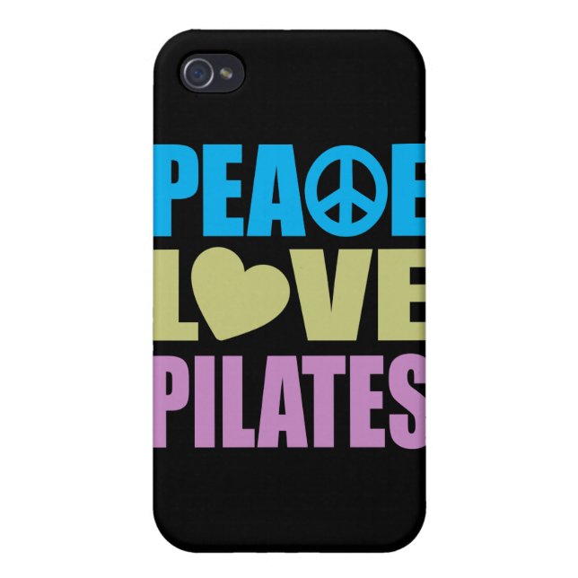 Coque iPhone Amour Pilates de paix (Dos)