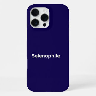 Coque iPhone 16 Pro Max Amoureux de la Lune Sélénophile