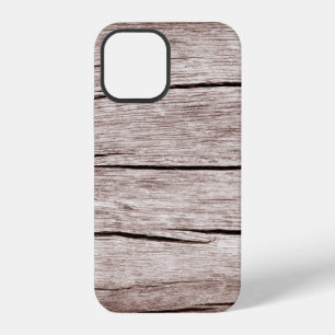 Coque iPhone 12 Ancien parquet avec fissures, Vieux bois texture 