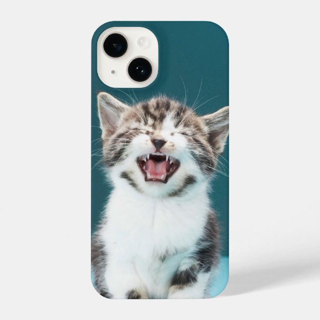 Coque iPhone Animaux de bébés cutest | Mewing Baby Kitten (Verso)