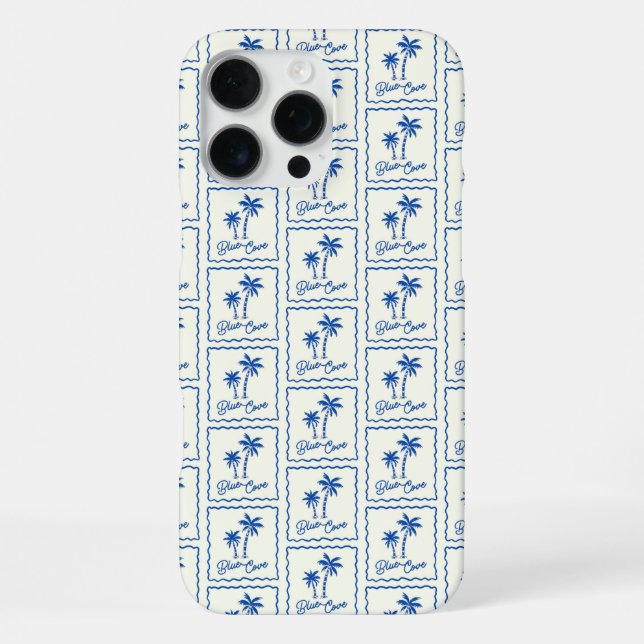 Coque iPhone Anse Bleue (Verso)