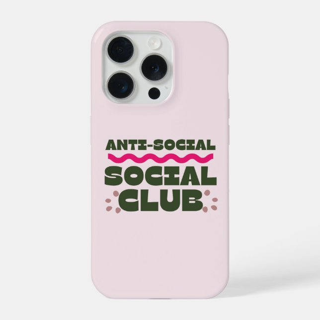Coque iPhone Anti-Social Social Club Iphone Case (Verso)
