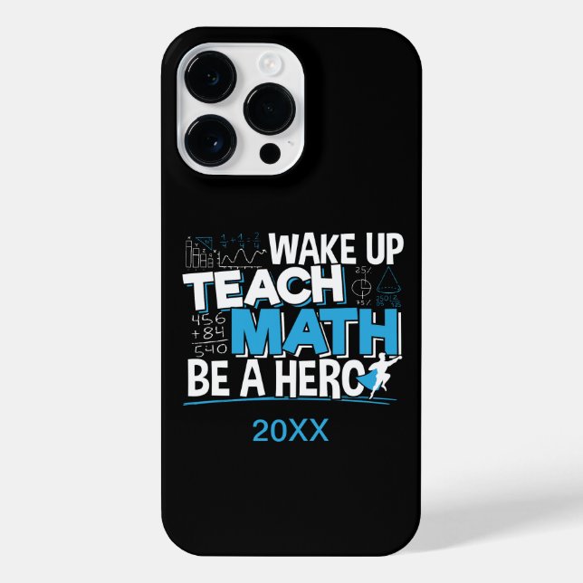 Coque iPhone Appréciation de l'enseignant en mathématiques - En (Verso)