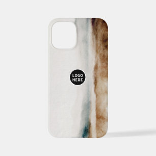 Coque iPhone 12 Mini Aquarelle naturelle minimaliste Motif Abstrait