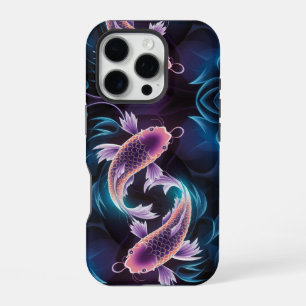 Coque iPhone 16 Pro Aquarium de poissons exotiques colorés et transluc