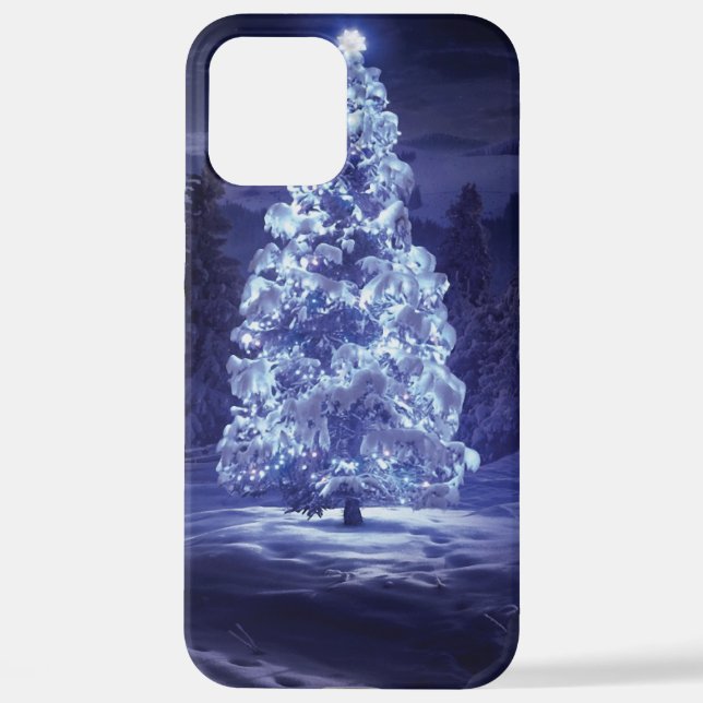 Coque iPhone Arbre de Noël (Verso)