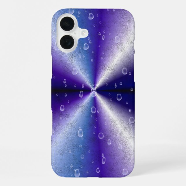 Coque iPhone Arc-en-ciel violet (Verso)