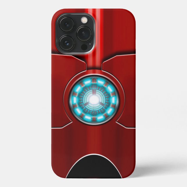 Coque iPhone Arc Réacteur Arc Armure rouge (Verso)