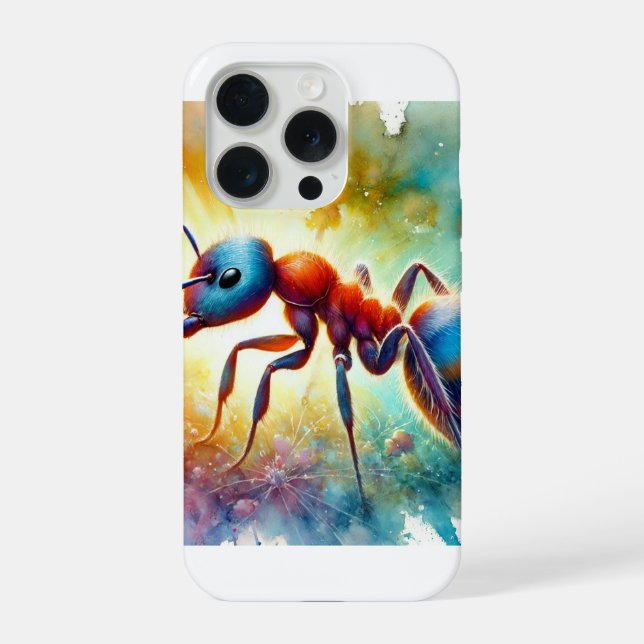 Coque iPhone Argentine ant 141024AREF136 - Watercolor (Verso)