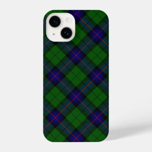 Coque Pour iPhone 14 Armstrong tartan bleu et vert plaid