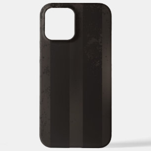 Coque iPhone 12 Pro Max Arrière - plan brun rayé Steampunk