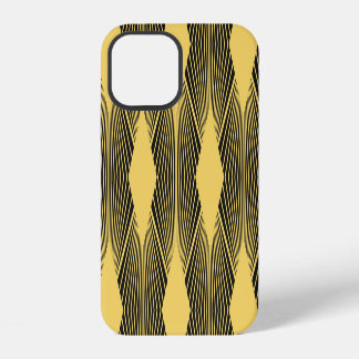 Coque iPhone 12 Arrière - plan géométrique Art déco Abstrait