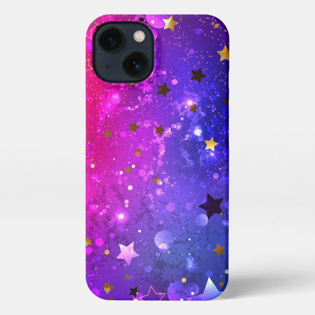 Coque iPhone Arrière - plan rose brillant (Verso)