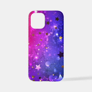 Coque iPhone 12 Mini Arrière - plan rose brillant