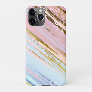 Coque iPhone 11Pro Arrière - plan rose texturé