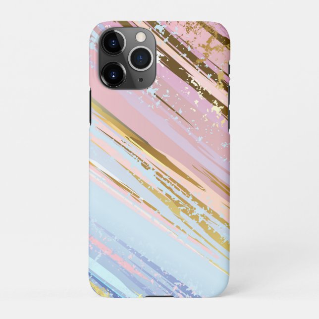 Coque iPhone Arrière - plan rose texturé (Dos)