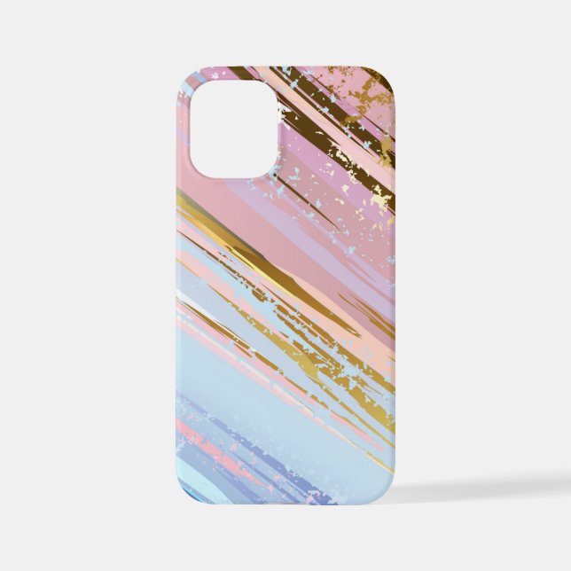 Coque iPhone Arrière - plan rose texturé (Verso)