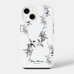 Coque Pour iPhone 14 Art de carpe koï Sérénité