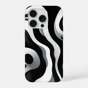 Art Op Wavy Noir Et Blanc,