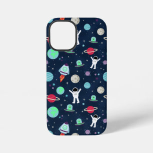 Coque iPhone 12 Mini Astronautes Planètes Fusées et Aliens