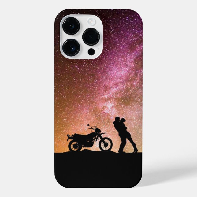 Coque iPhone Astronomie iPhone 14 Pro Max Slim Fit Coque, brill (Verso)