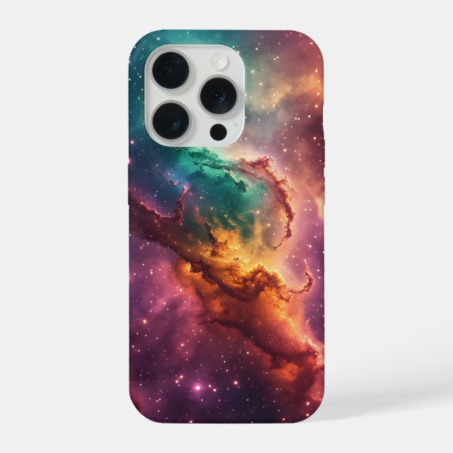 Coque iPhone Aurora Veil Nebula Design (Verso)