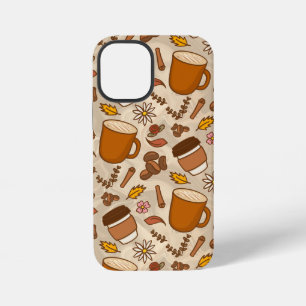 Coque iPhone 12 Mini Automne laisse les fleurs de café iPhone 12 Mini C