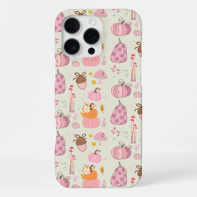 Coque iPhone Automne rose (Verso)