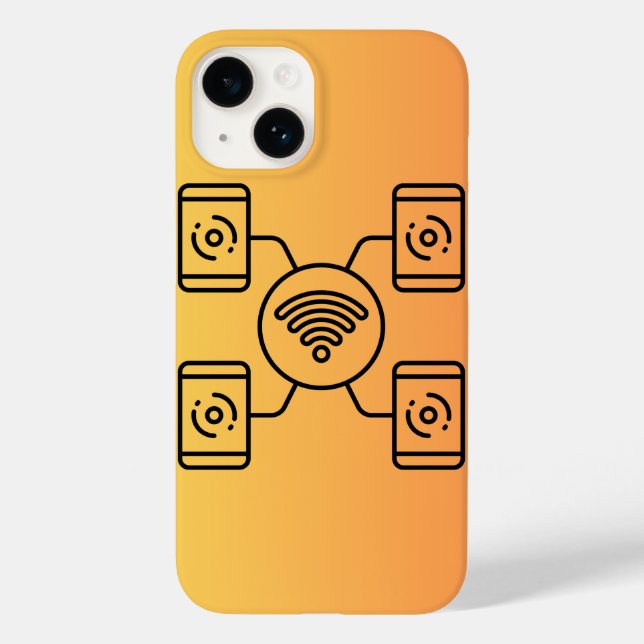 coque iphone avec logo internet (Verso)