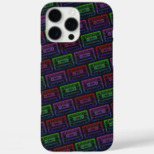 Coque iphone avec Motif de casette Neon Multicolor