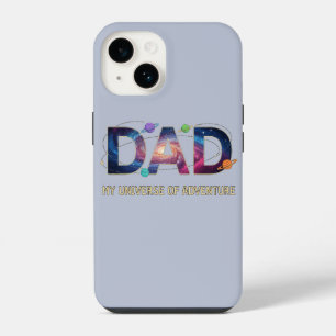 Coque Pour iPhone 14 Aventure Papa Univers Galactique