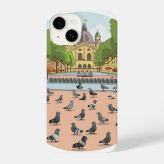 Coque Pour iPhone 14 Aviaire urbain
