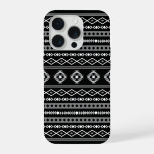 Aztec blanc gris noir Motifs mélangés Motif
